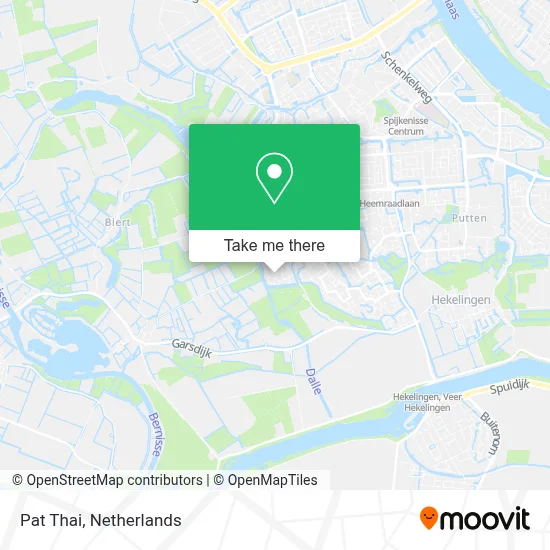 Pat Thai map