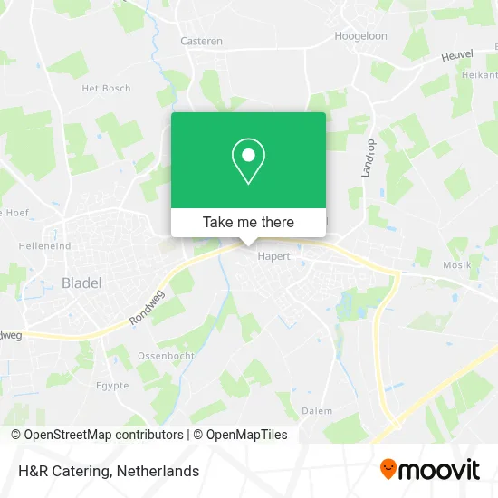 H&R Catering map
