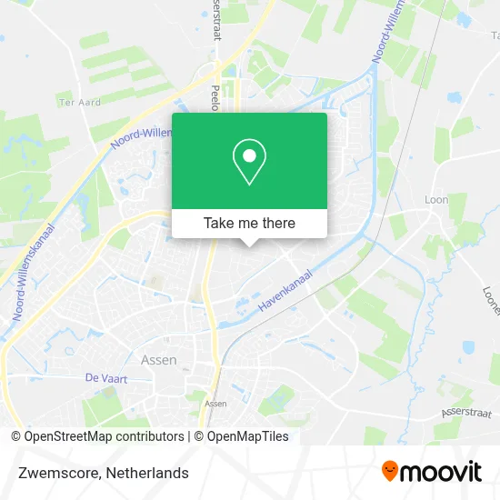 Zwemscore map