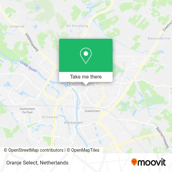 Oranje Select map