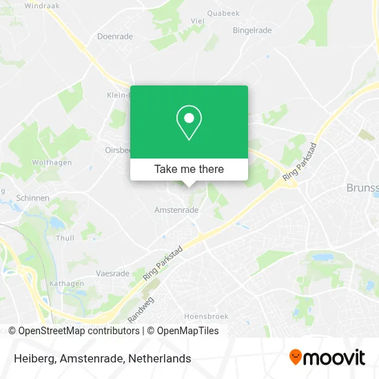 Heiberg, Amstenrade map