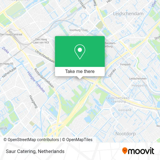 Saur Catering map