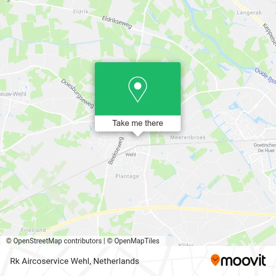 Rk Aircoservice Wehl map