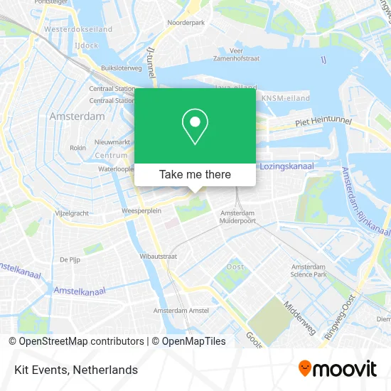 Kit Events map