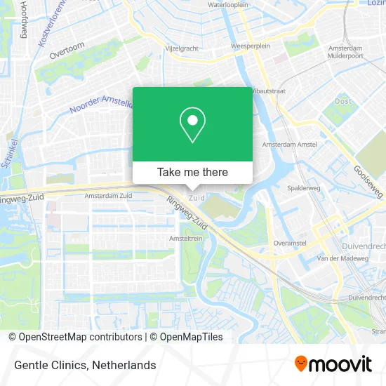 Gentle Clinics map