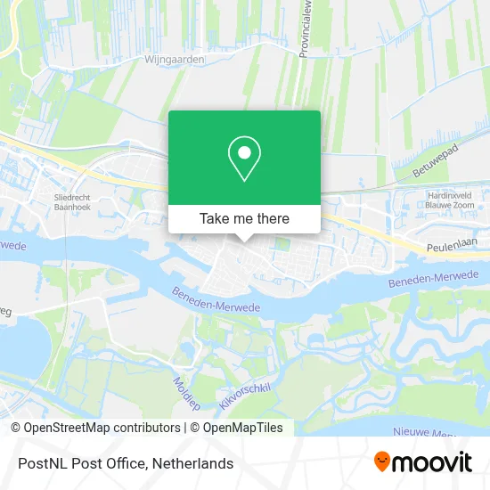 Postnl Postkantoor map