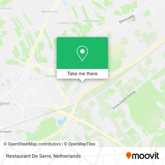 Restaurant De Serre map