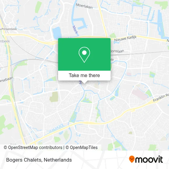 Bogers Chalets map