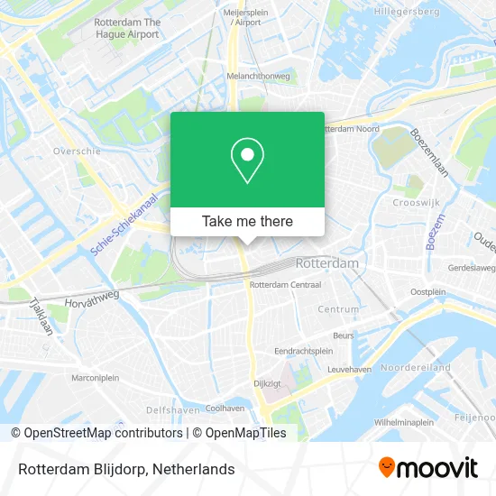 Rotterdam Blijdorp map