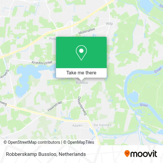 Robberskamp Bussloo map