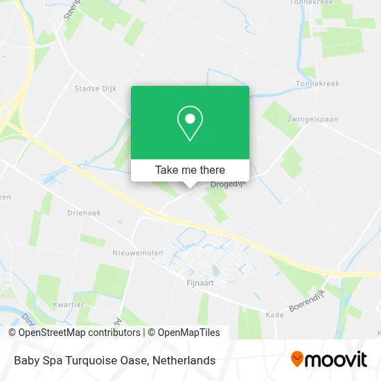 Baby Spa Turquoise Oase Karte