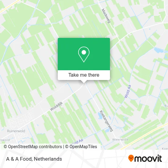 A & A Food map