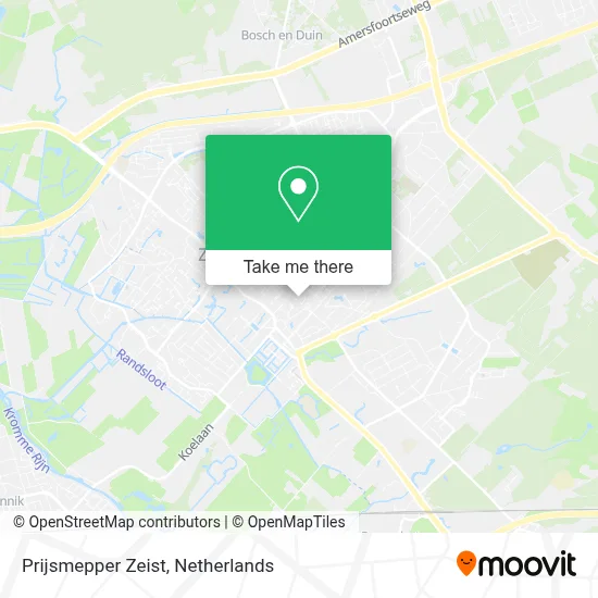 Prijsmepper Zeist map