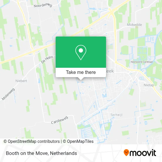 Booth on the Move map