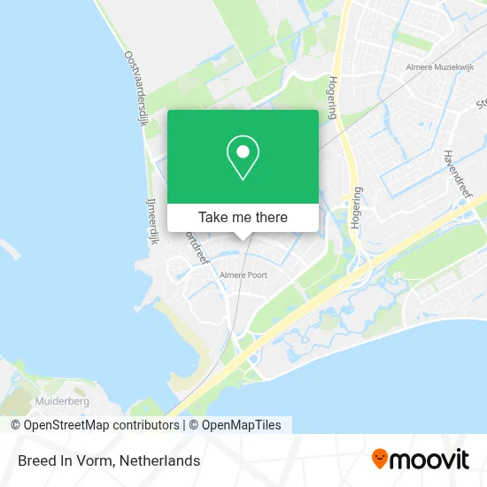 Breed In Vorm Karte
