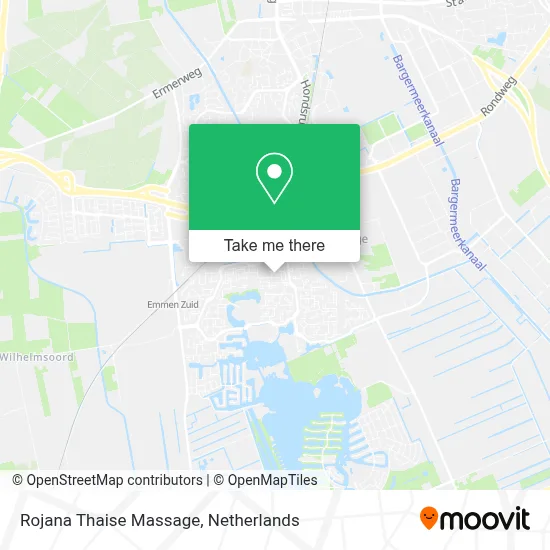 Rojana Thaise Massage map