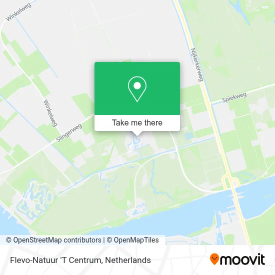 Flevo-Natuur 'T Centrum map