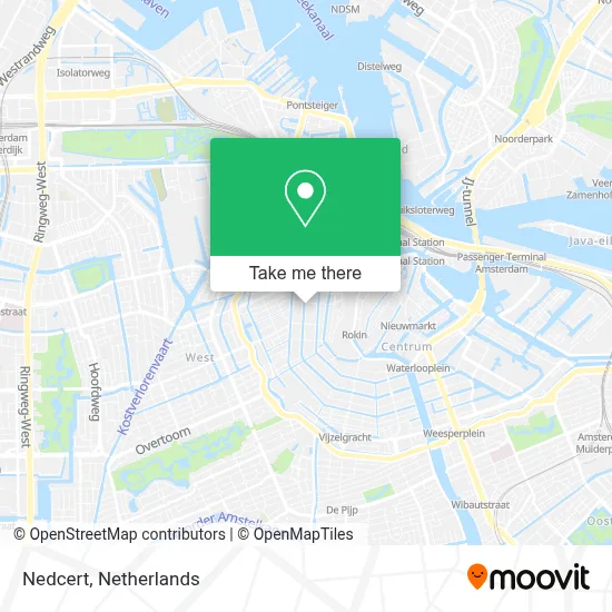 Nedcert map