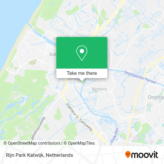 Rijn Park Katwijk Karte