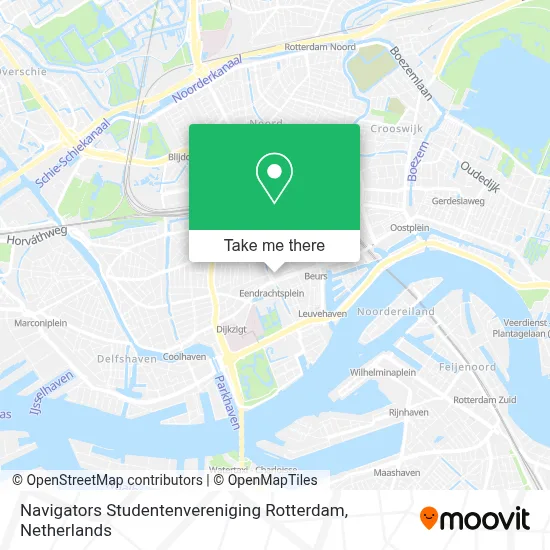 Navigators Studentenvereniging Rotterdam map