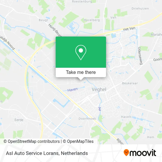Asl Auto Service Lorans map