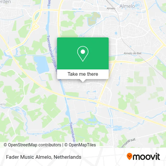 Fader Music Almelo map
