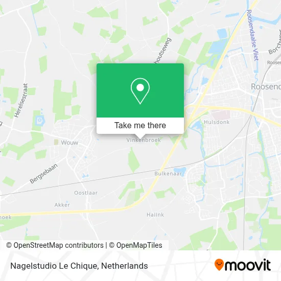 Nagelstudio Le Chique map