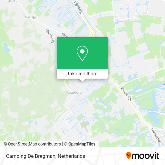 Camping De Bregman map