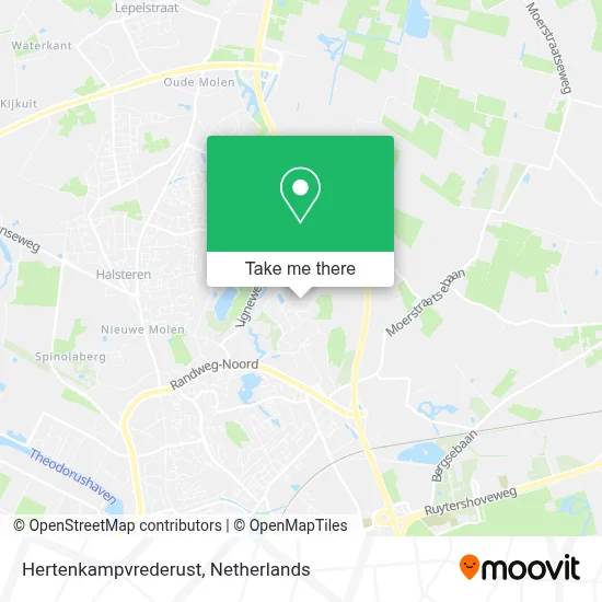 Hertenkampvrederust map