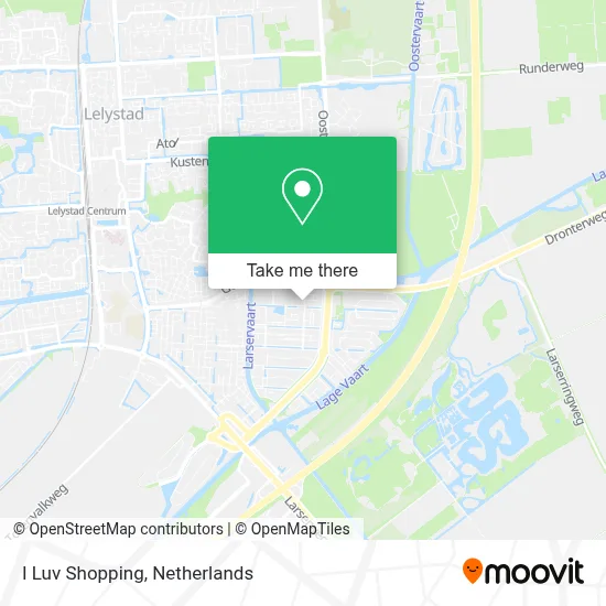 I Luv Shopping map