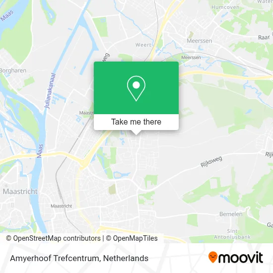 Amyerhoof Trefcentrum map