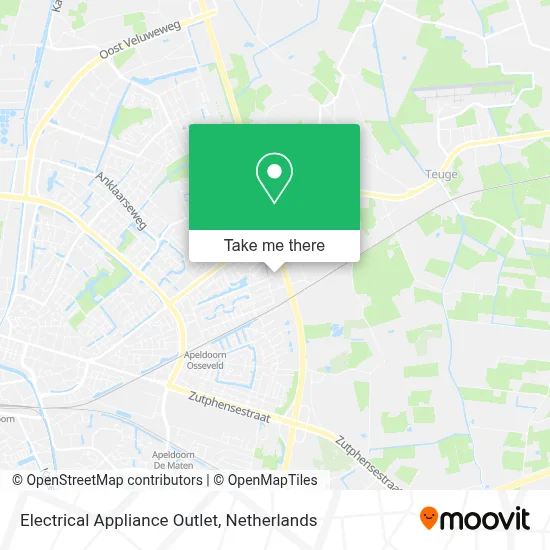 Electrical Appliance Outlet map