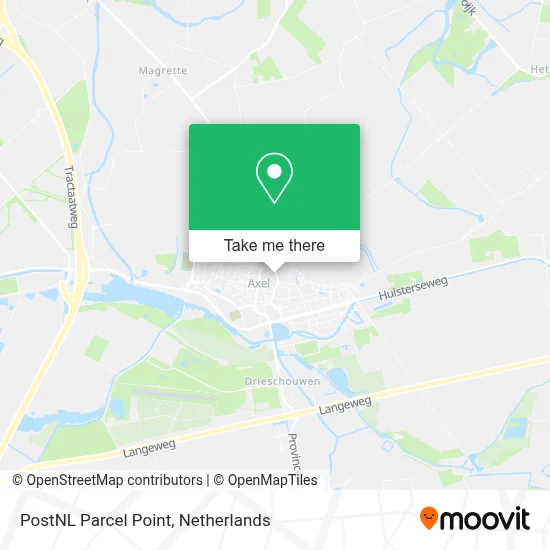 Postnl Pakketpunt map