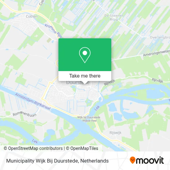 Municipality Wijk Bij Duurstede map