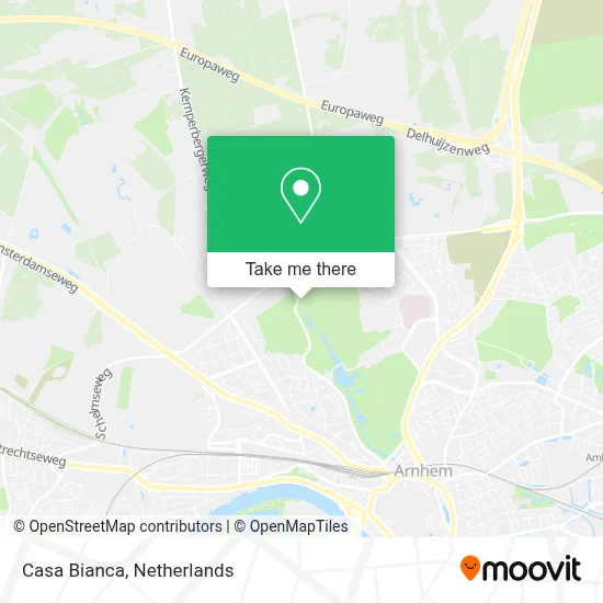 Casa Bianca map