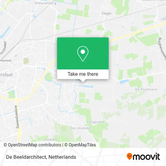 De Beeldarchitect map