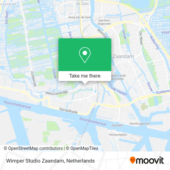 Wimper Studio Zaandam map