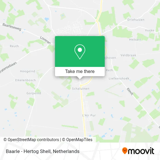 Baarle - Hertog Shell Karte