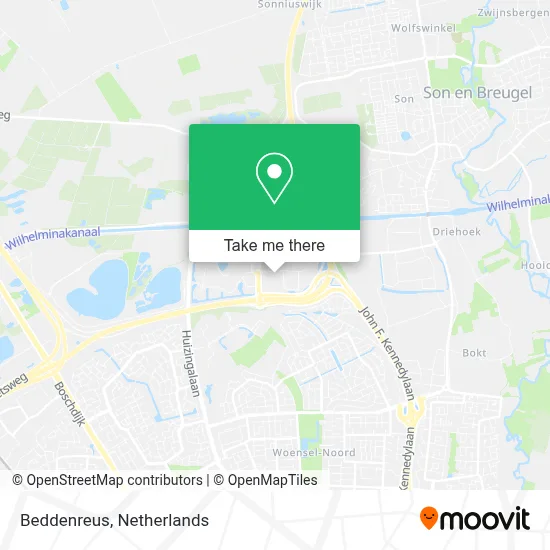 Beddenreus map