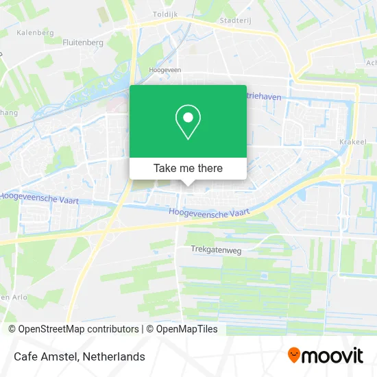 Cafe Amstel map