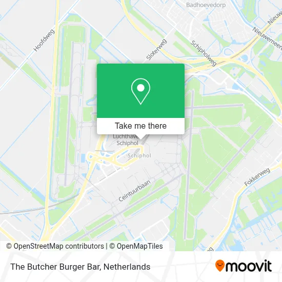 The Butcher Burger Bar map