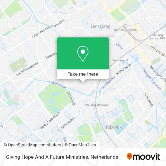 Giving Hope And A Future Ministries map