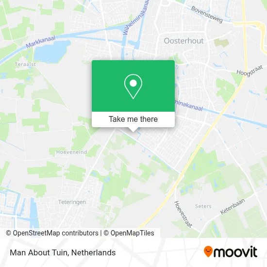 Man About Tuin map