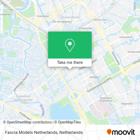 Fascia Models Netherlands map