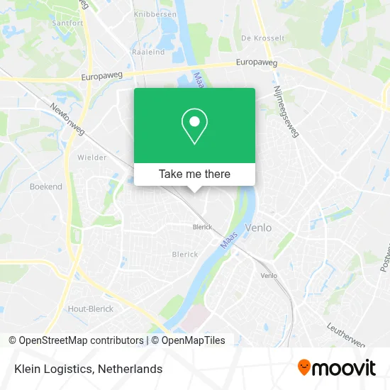 Klein Logistics map