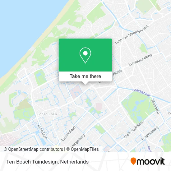 Ten Bosch Tuindesign map