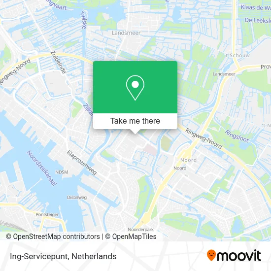 Ing-Servicepunt map
