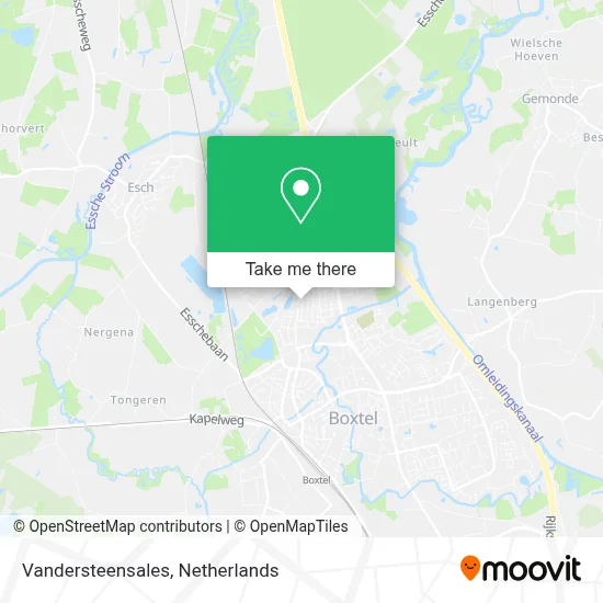 Vandersteensales map