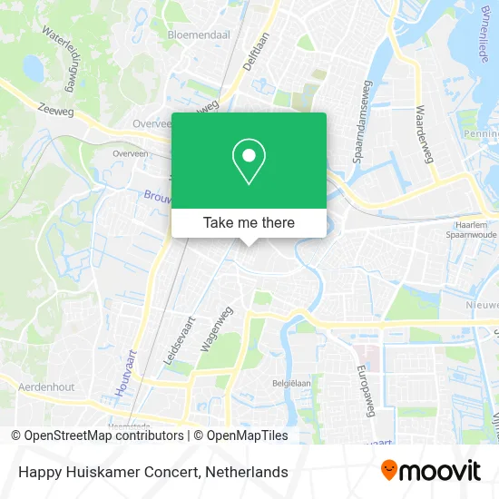 Happy Huiskamer Concert map