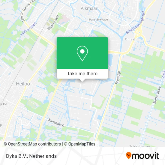 Dyka B.V. map